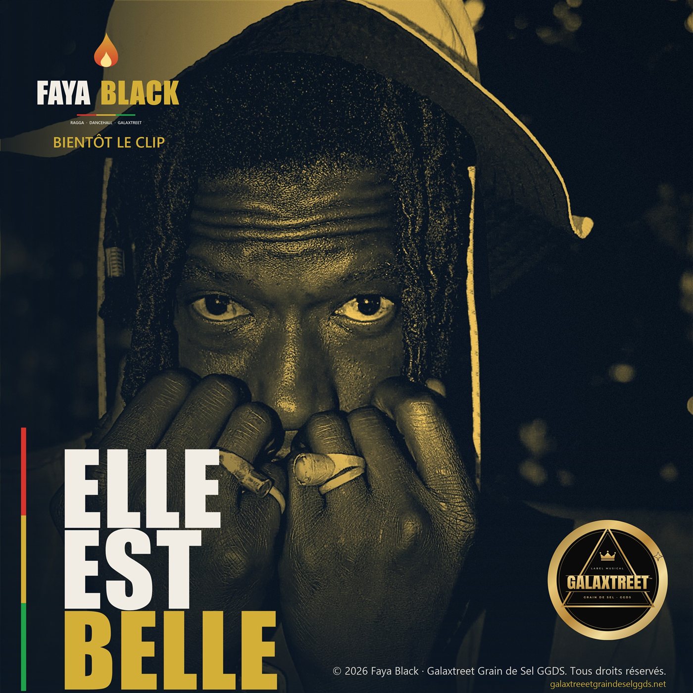 Pochette du single Elle est belle, Faya Black